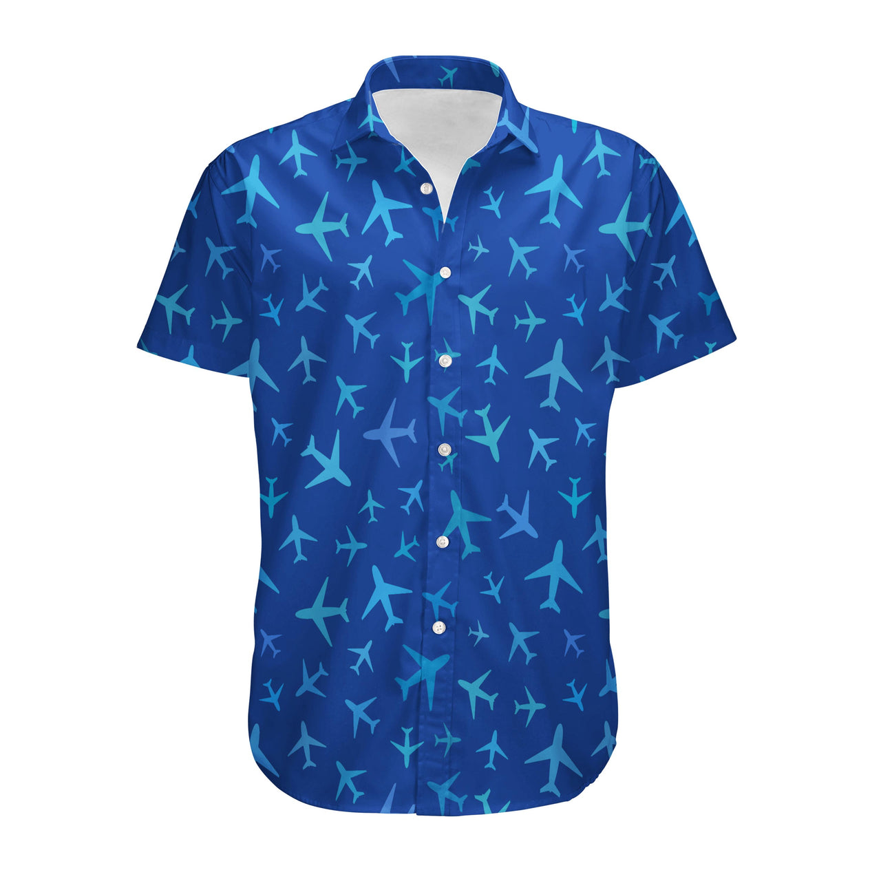 Many Airplanes (Blue) Designed 3D Shirts
