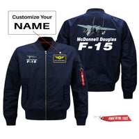 Thumbnail for McDonnell Douglas F15 Designed Pilot Jackets (Customizable)