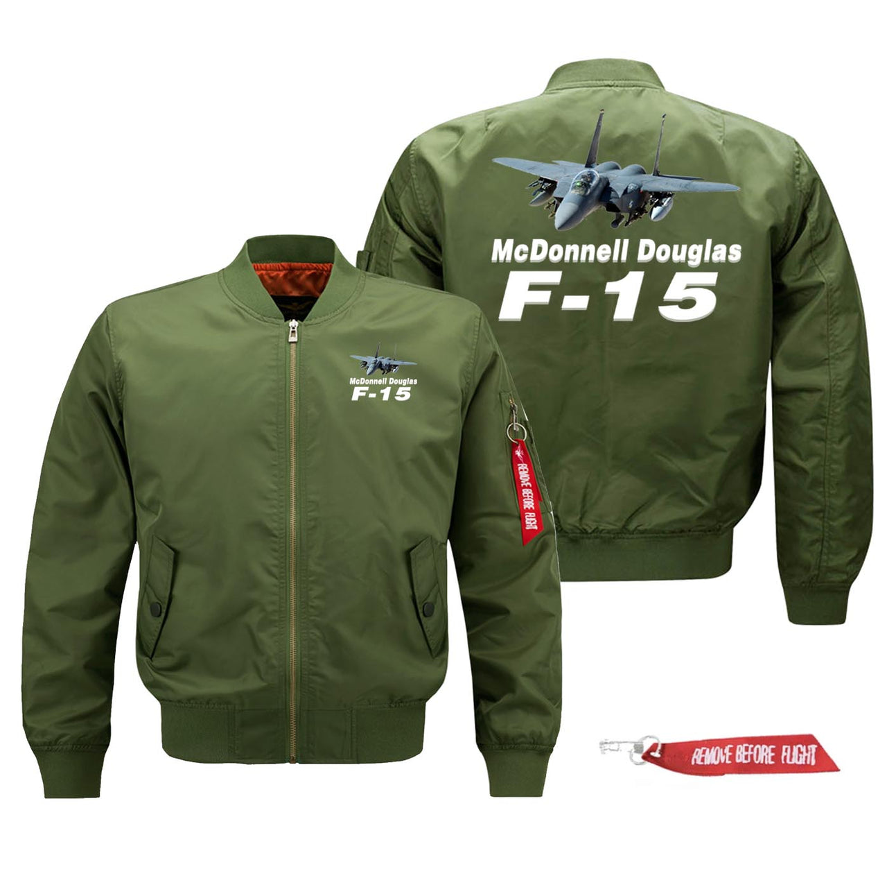 McDonnell Douglas F15 Designed Pilot Jackets (Customizable)