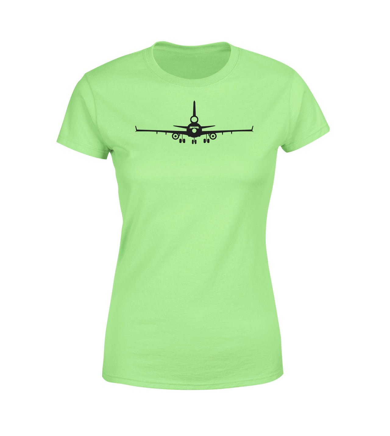 McDonnell Douglas MD-11 Silhouette Designed Women T-Shirts