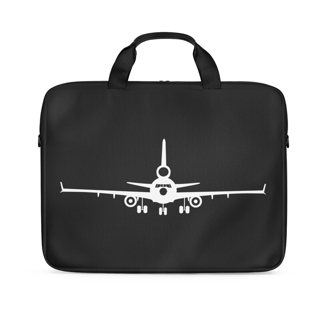 McDonnell Douglas MD-11 Silhouette Plane Designed Laptop & Tablet Bags