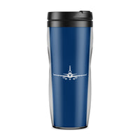 Thumbnail for McDonnell Douglas MD-11 Silhouette Plane Designed Travel Mugs