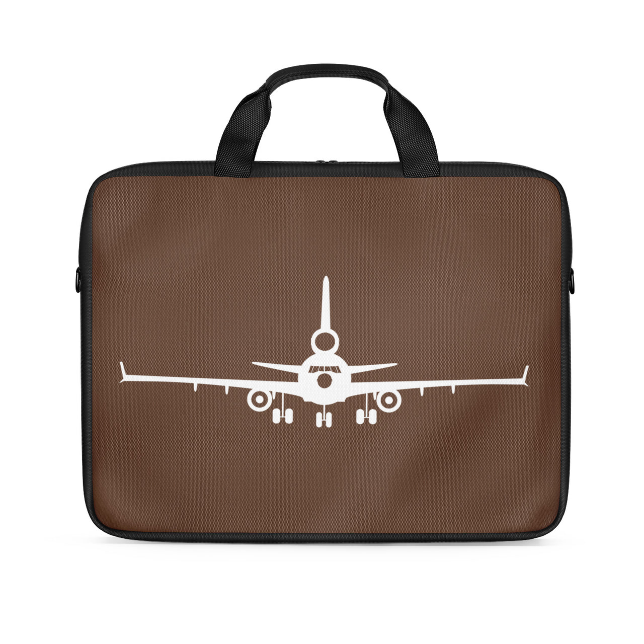 McDonnell Douglas MD-11 Silhouette Plane Designed Laptop & Tablet Bags