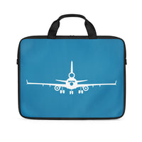 Thumbnail for McDonnell Douglas MD-11 Silhouette Plane Designed Laptop & Tablet Bags