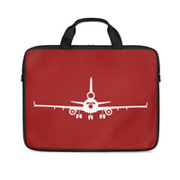 Thumbnail for McDonnell Douglas MD-11 Silhouette Plane Designed Laptop & Tablet Bags