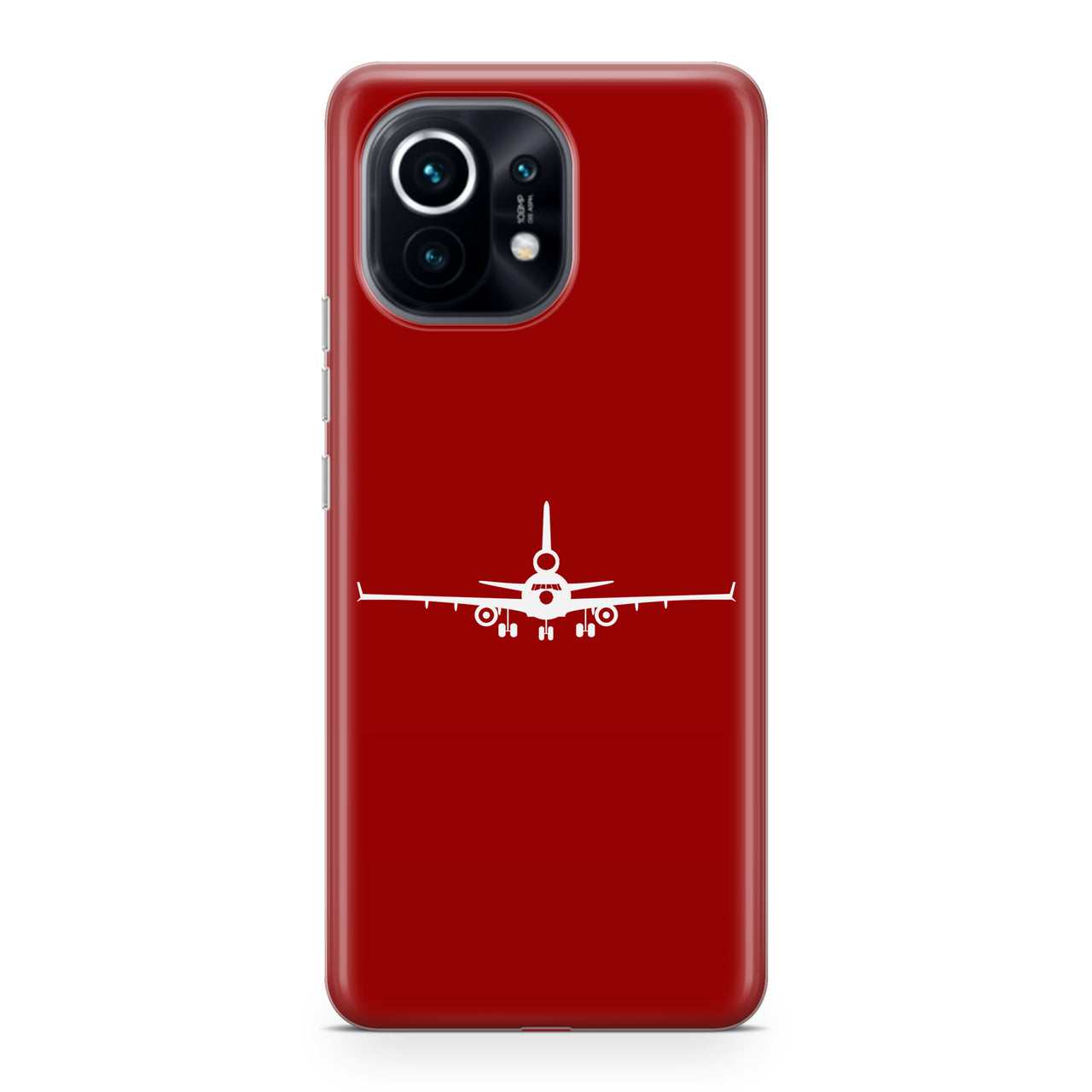 McDonnell Douglas MD-11 Silhouette Plane Designed Xiaomi Cases