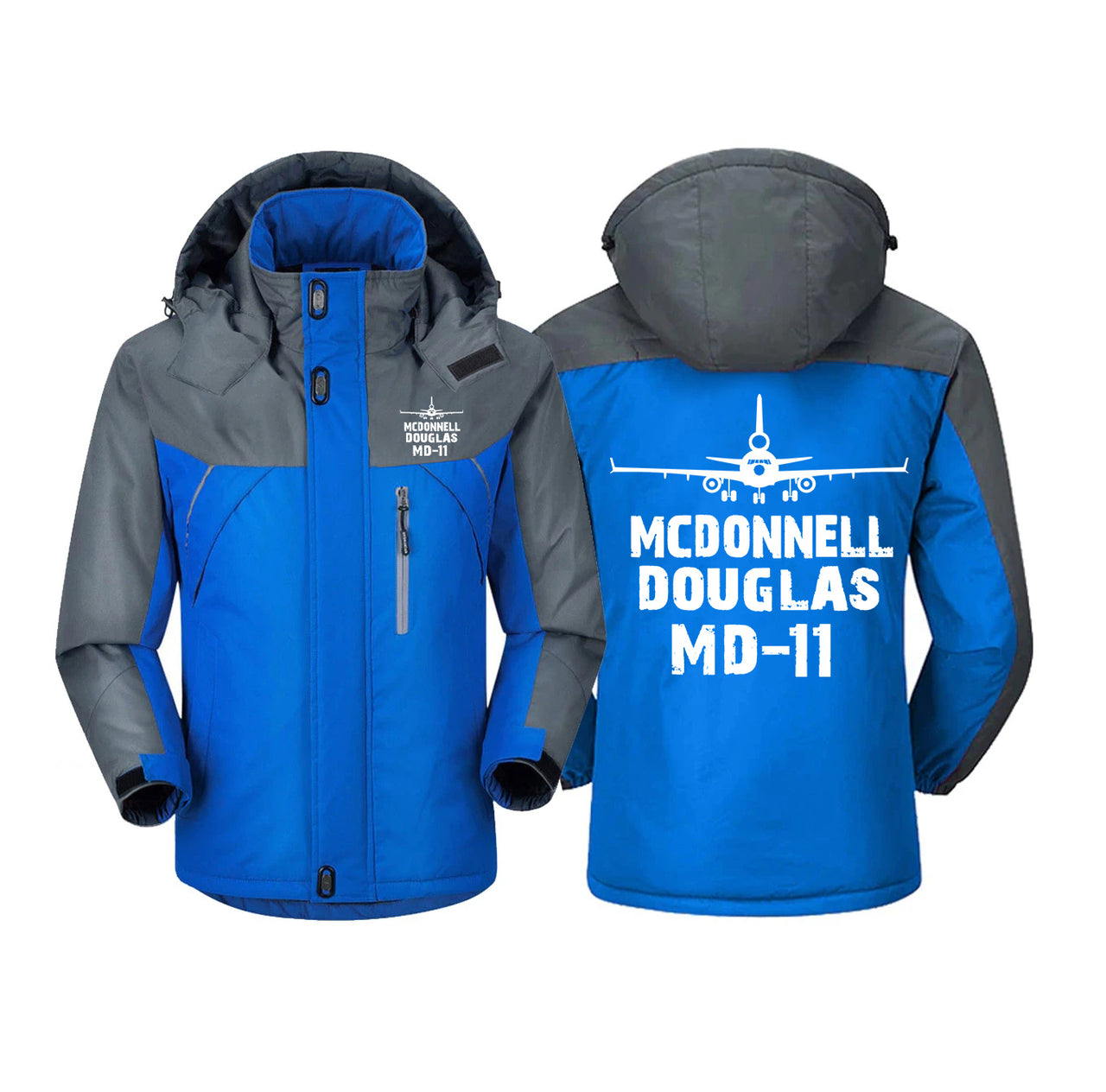 McDonnell Douglas MD-11 & Plane Designed Thick Winter Jackets