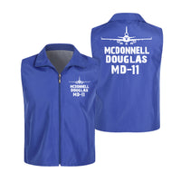 Thumbnail for McDonnell Douglas MD-11 & Plane Designed Thin Style Vests