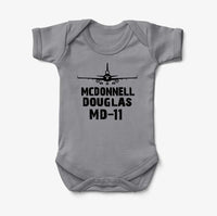 Thumbnail for McDonnell Douglas MD-11 & Plane Designed Baby Bodysuits