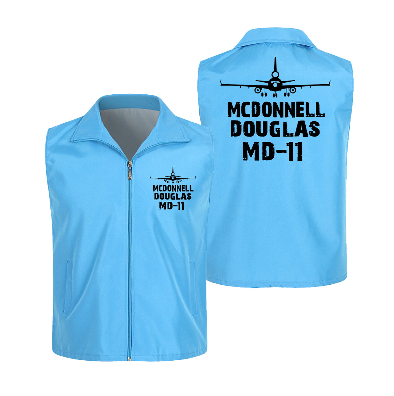 McDonnell Douglas MD-11 & Plane Designed Thin Style Vests