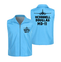 Thumbnail for McDonnell Douglas MD-11 & Plane Designed Thin Style Vests