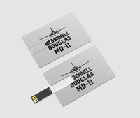Thumbnail for McDonnell Douglas MD-11 & Plane Designed USB Cards