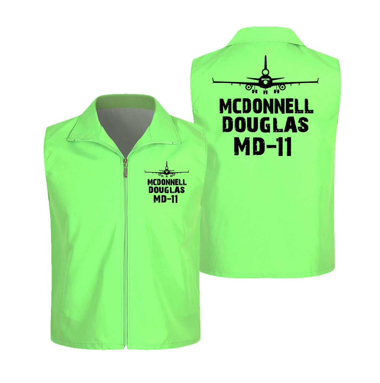 McDonnell Douglas MD-11 & Plane Designed Thin Style Vests