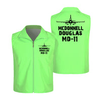 Thumbnail for McDonnell Douglas MD-11 & Plane Designed Thin Style Vests