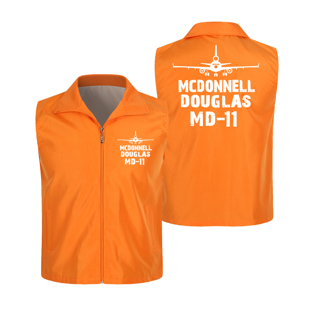 McDonnell Douglas MD-11 & Plane Designed Thin Style Vests