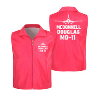 Thumbnail for McDonnell Douglas MD-11 & Plane Designed Thin Style Vests