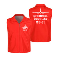 Thumbnail for McDonnell Douglas MD-11 & Plane Designed Thin Style Vests