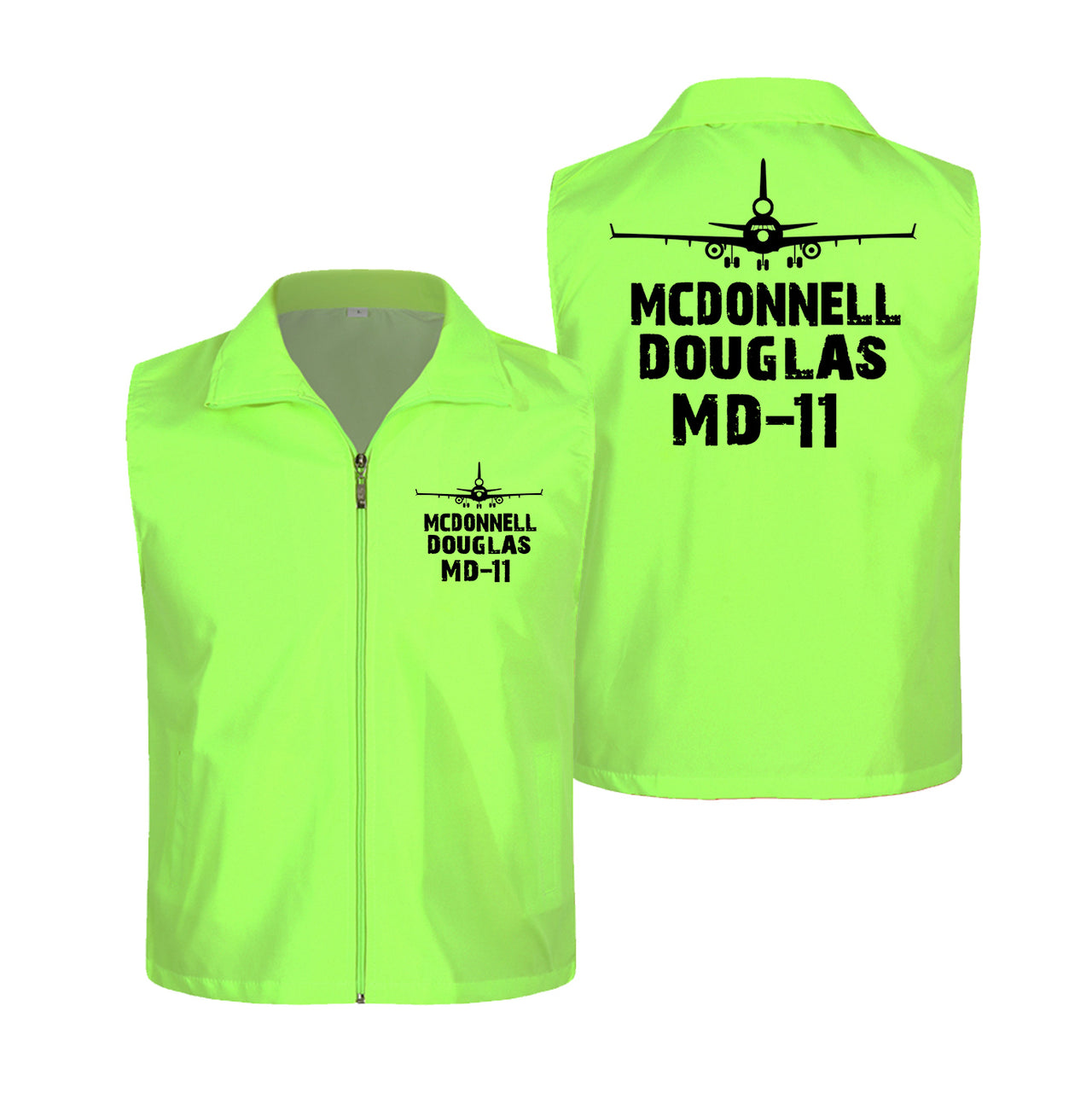 McDonnell Douglas MD-11 & Plane Designed Thin Style Vests