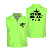 Thumbnail for McDonnell Douglas MD-11 & Plane Designed Thin Style Vests