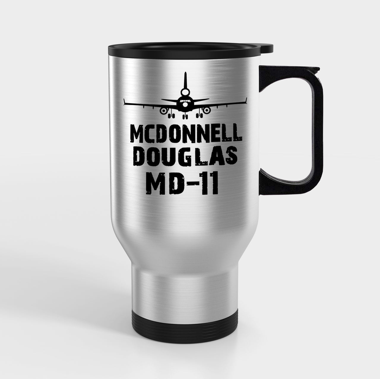 McDonnell Douglas MD-11 & Plane Designed Travel Mugs (With Holder)