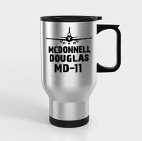 Thumbnail for McDonnell Douglas MD-11 & Plane Designed Travel Mugs (With Holder)