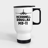 Thumbnail for McDonnell Douglas MD-11 & Plane Designed Travel Mugs (With Holder)