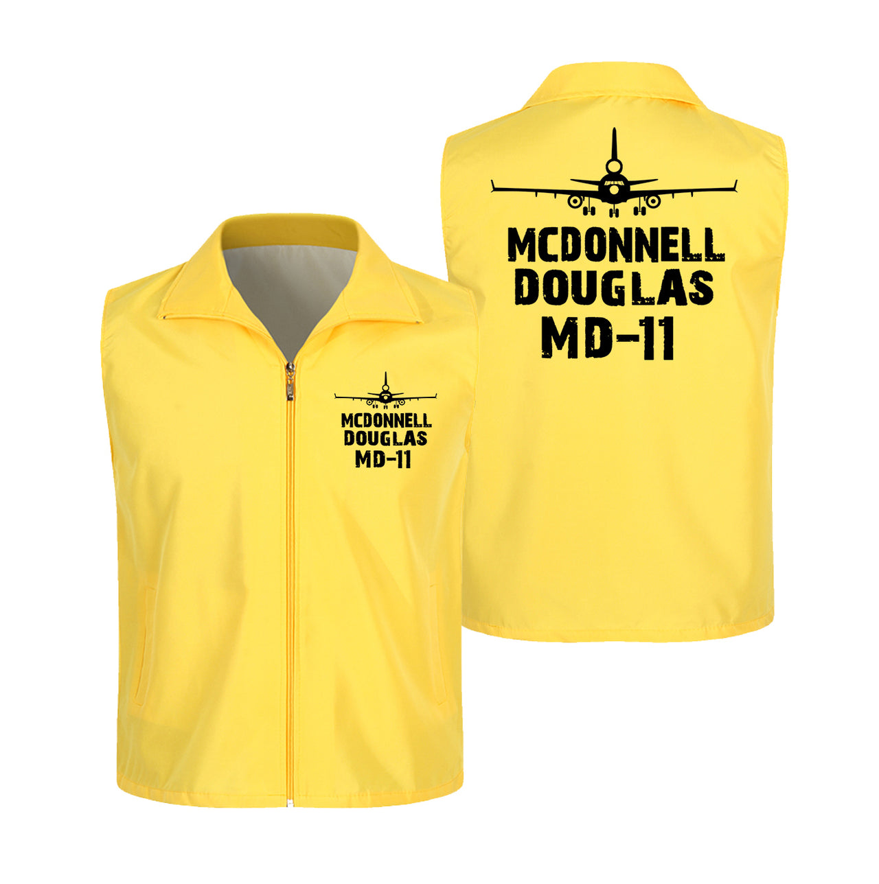 McDonnell Douglas MD-11 & Plane Designed Thin Style Vests