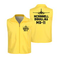 Thumbnail for McDonnell Douglas MD-11 & Plane Designed Thin Style Vests