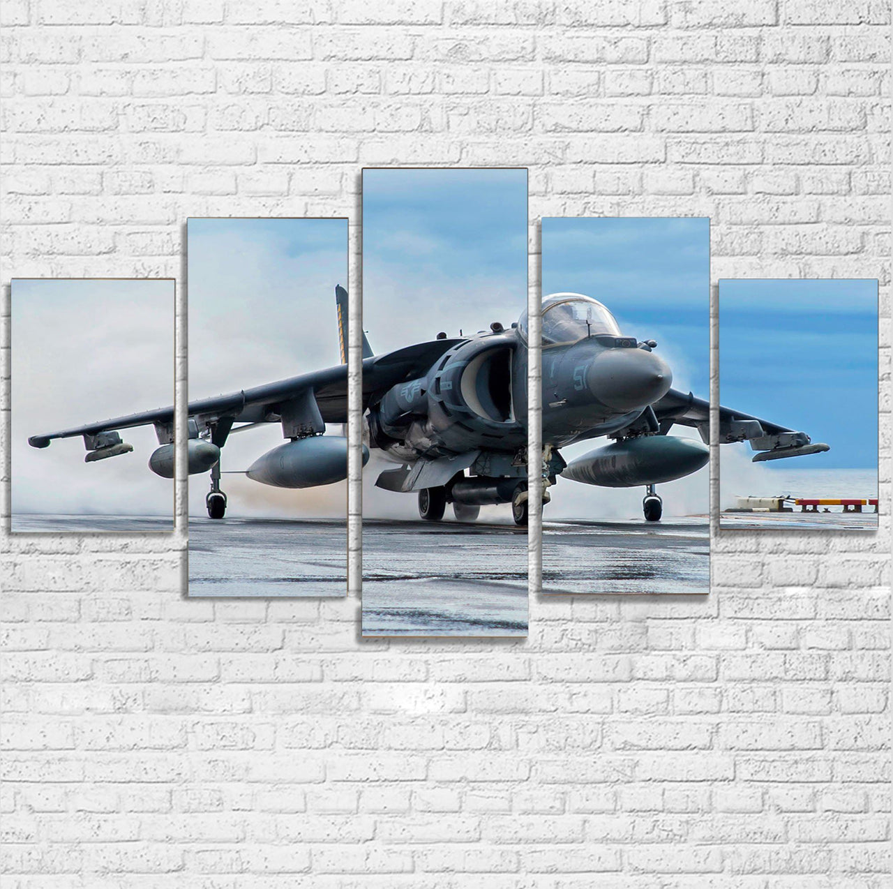 McDonnell Douglas AV-8B Harrier II Printed Multiple Canvas Poster Aviation Shop 