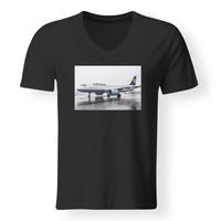 Thumbnail for Lufthansa A320 Neo Designed V-Neck T-Shirts
