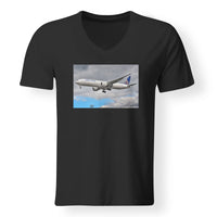 Thumbnail for United Airways Boeing 777 Designed V-Neck T-Shirts