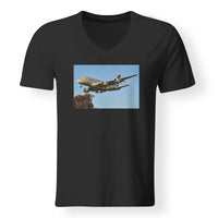 Thumbnail for Etihad Airways A380 Designed V-Neck T-Shirts
