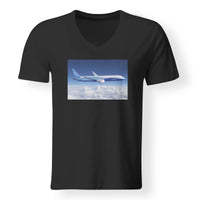 Thumbnail for Boeing 787 Dreamliner Designed V-Neck T-Shirts