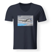 Thumbnail for United Airways Boeing 777 Designed V-Neck T-Shirts