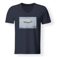 Thumbnail for Cathay Pacific Airbus A350 Designed V-Neck T-Shirts