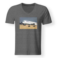 Thumbnail for Lutfhansa A350 Designed V-Neck T-Shirts