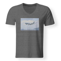 Thumbnail for Cathay Pacific Airbus A350 Designed V-Neck T-Shirts