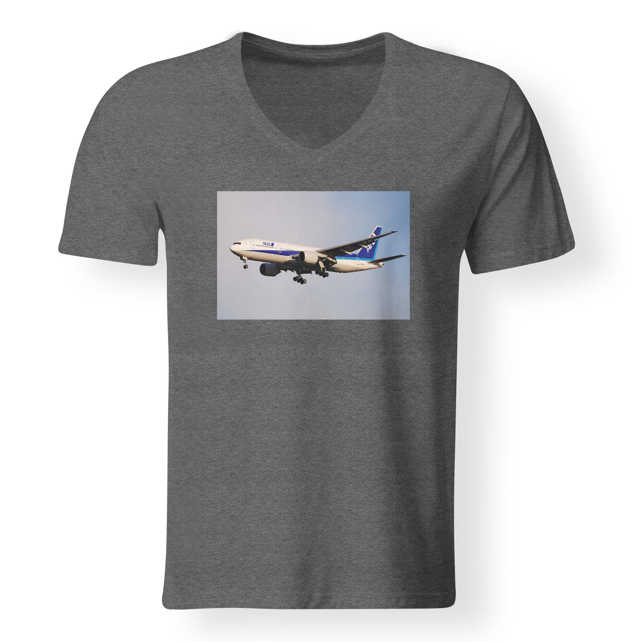 ANA's Boeing 777 Designed V-Neck T-Shirts