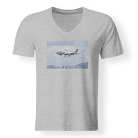 Thumbnail for Cathay Pacific Airbus A350 Designed V-Neck T-Shirts