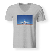 Thumbnail for Face to Face with Airbus A320 Designed V-Neck T-Shirts