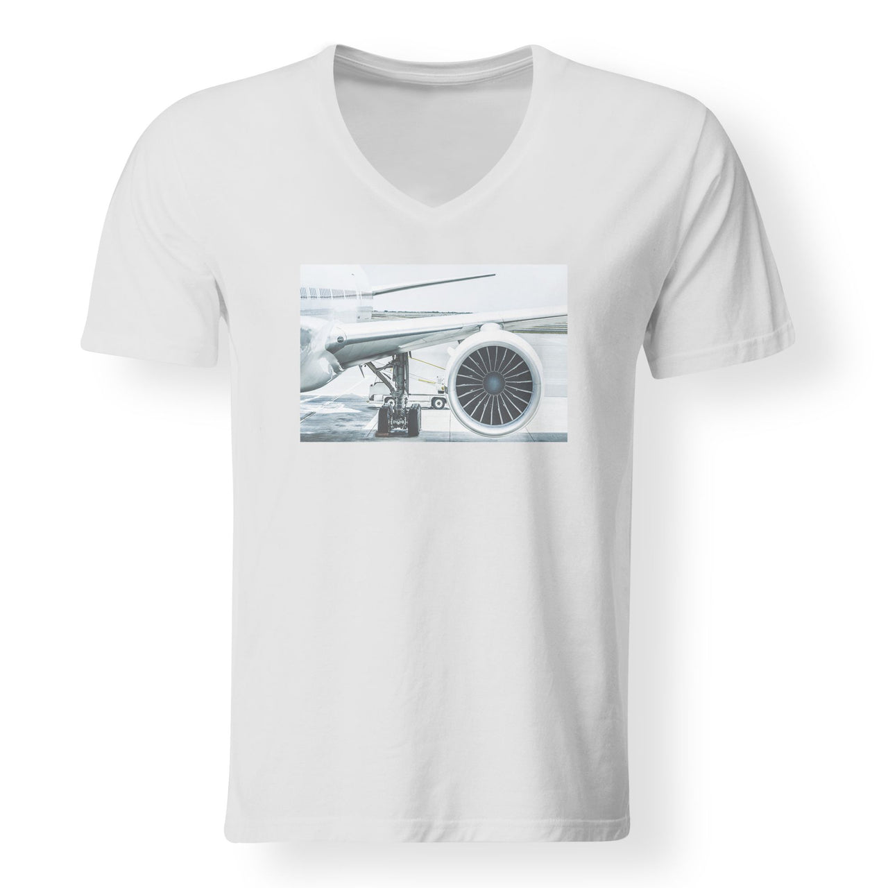 Amazing Aircraft & Engine Designed V-Neck T-Shirts