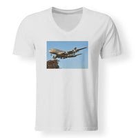 Thumbnail for Etihad Airways A380 Designed V-Neck T-Shirts