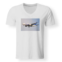 Thumbnail for ANA's Boeing 777 Designed V-Neck T-Shirts