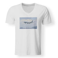 Thumbnail for Cathay Pacific Airbus A350 Designed V-Neck T-Shirts