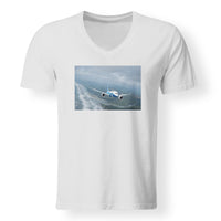Thumbnail for Cruising Boeing 787 Designed V-Neck T-Shirts