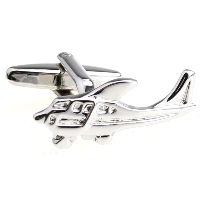 Airplane Shaped (1) Cuff Links