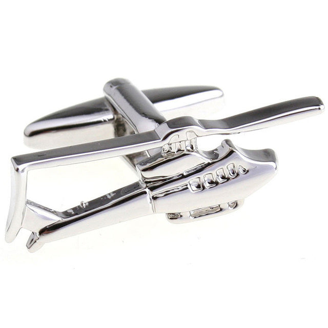 Helicopter Shaped (2) Cuff Links
