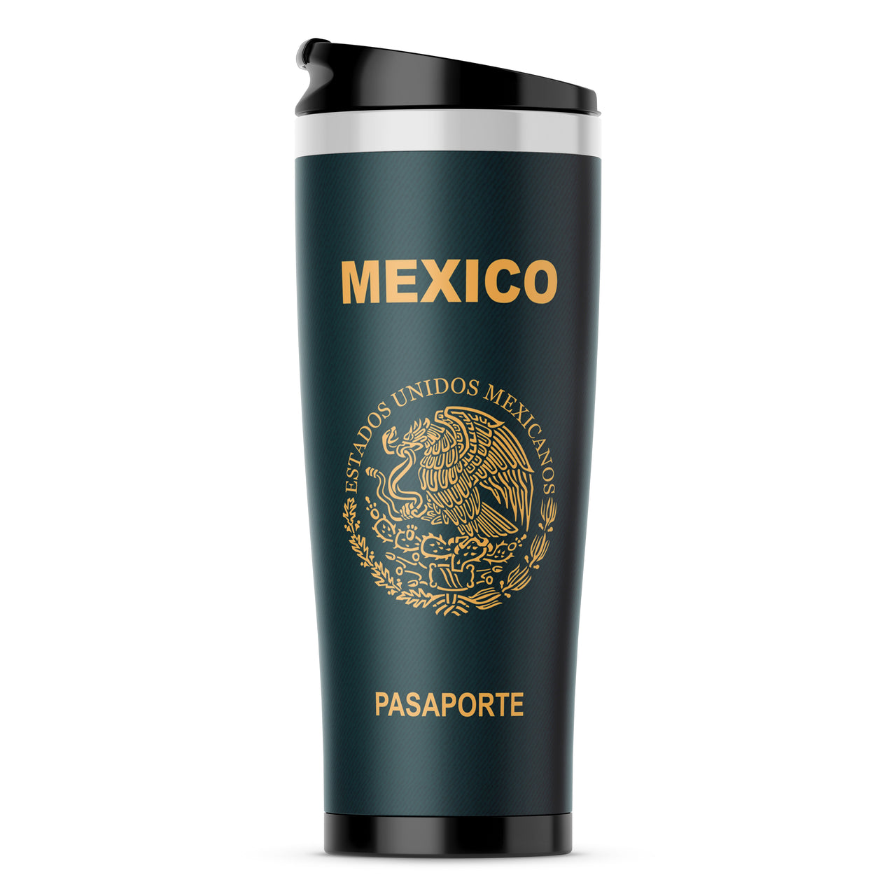 Mexico Passport Designed Stainless Steel Travel Mugs