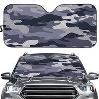 Thumbnail for Military Camouflage Army Gray Designed Car Sun Shade