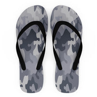 Thumbnail for Military Camouflage Army Gray Designed Slippers (Flip Flops)